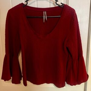 Anthropologie Red Women's Top